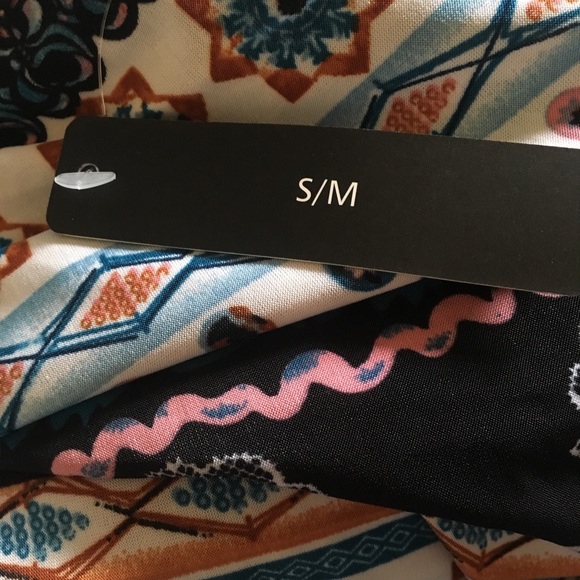 Shosho 🛍️ Capri Pants Blue & Pink  Sz Various - Picture 10 of 12